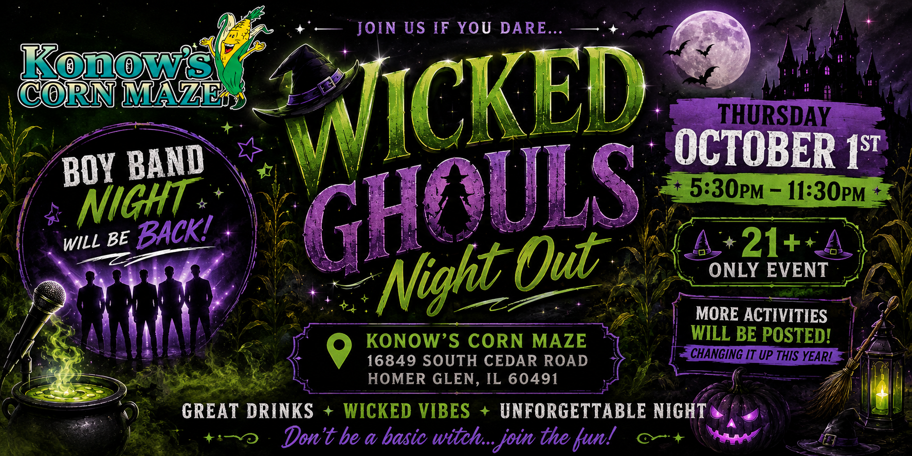 Konow's Corn Maze — farm_fall_attraction in Homer Glen, IL