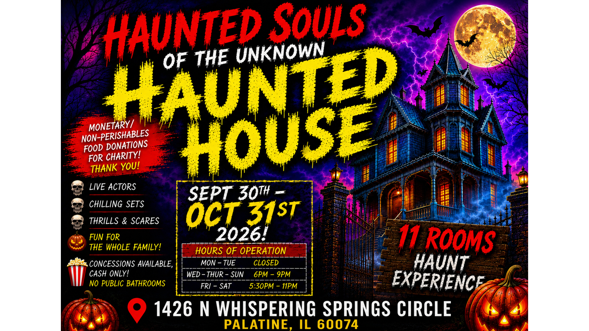 Haunted Souls Of The Unknown ( The final year) logo