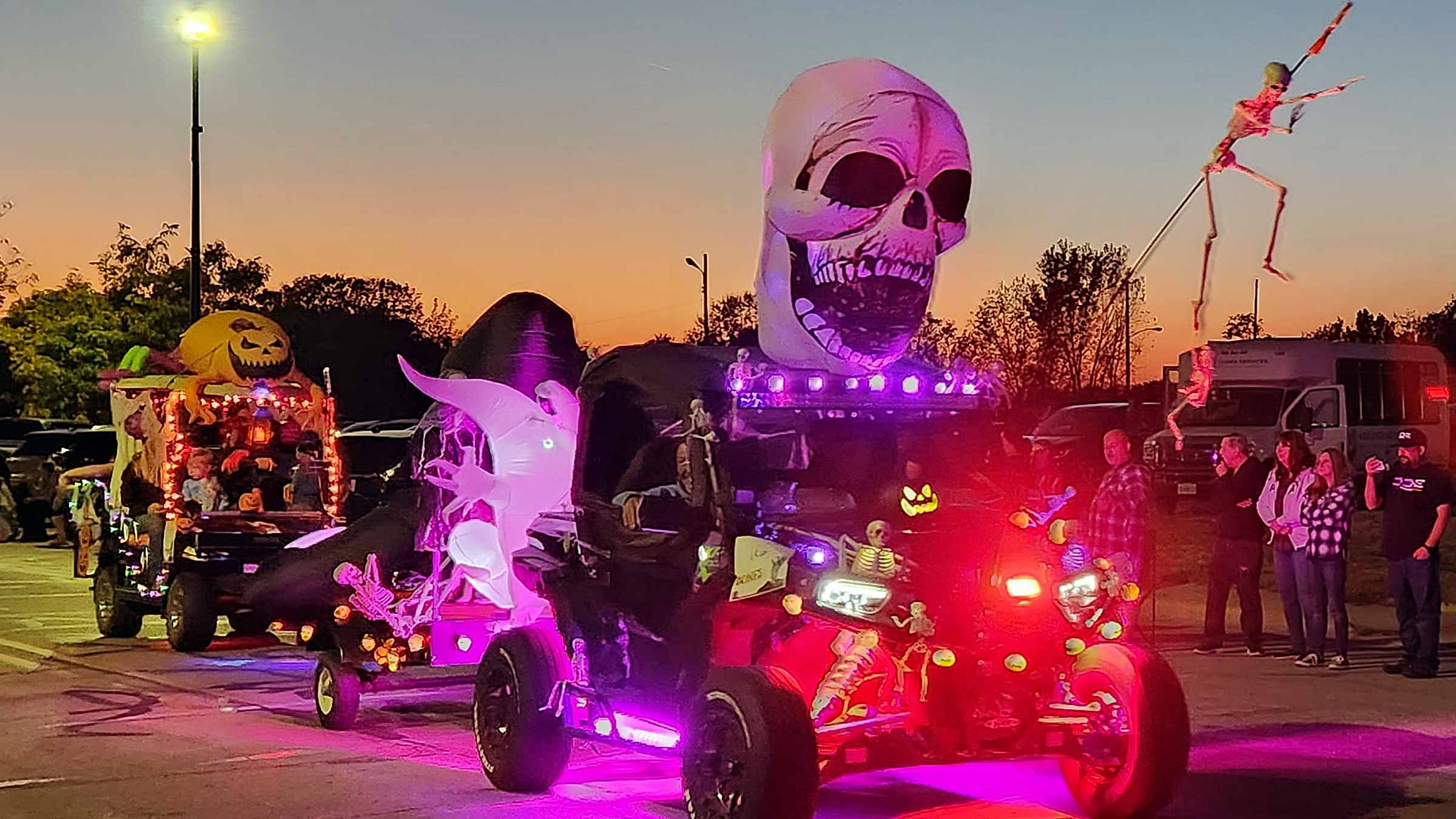 Spooktacular Halloween Lighted Golf Cart and UTV Parade